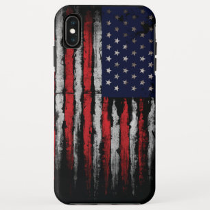 Grunge U.S.A vlag iPhone XS Max Hoesje