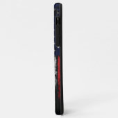 Grunge U.S.A vlag Case-Mate iPhone Case (Achterkant/links)