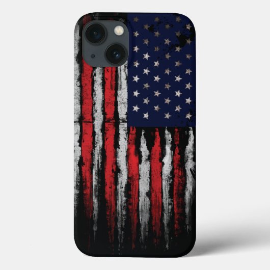 Grunge U.S.A vlag Case-Mate iPhone Case (Achterkant)