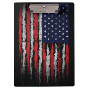 Grunge U.S.A vlag Klembord