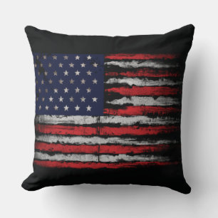 Grunge U.S.A vlag Kussen