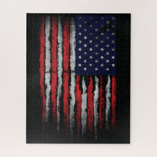 Grunge U.S.A vlag Legpuzzel