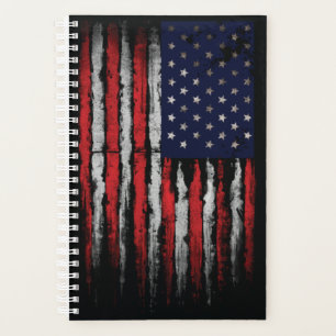 Grunge U.S.A vlag Planner