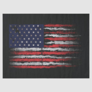 Grunge U.S.A vlag Tissuepapier