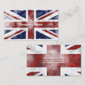 Grunge UK, bedrijfsnaam Visitekaartje (Voorkant / Achterkant)