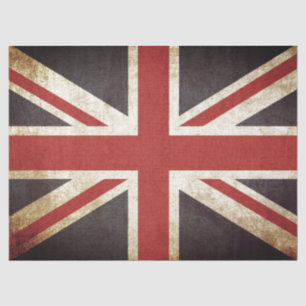 Grunge UK Flag Union Jack Tissue Paper Tissuepapier