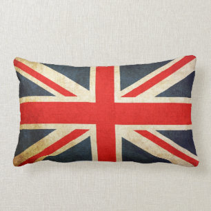 Grunge Union Flag Pillow Kussen