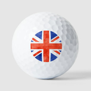 Grunge United Kingdom Flag Golfballen