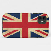 Grunge United Kingdom Flag Union Jack Case-Mate iPhone Case (Achterkant (horizontaal))