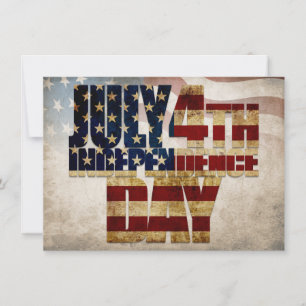 Grunge USA 4 juli Onafhankelijkheids Grafisch