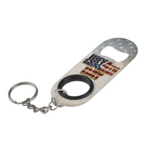 Grunge USA 4 juli Onafhankelijkheids Grafisch Mini Flessenopener