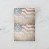 Grunge USA 4 juli Onafhankelijkheidsgrafisch Kaart (Binnen)