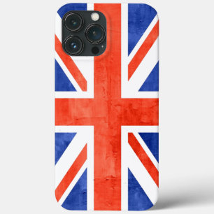 Grunge Verenigd Koninkrijk Vlag iPhone 13 Pro Max Hoesje