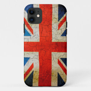 Grunge Verenigd Koninkrijk vlag iPhone 11 Hoesje