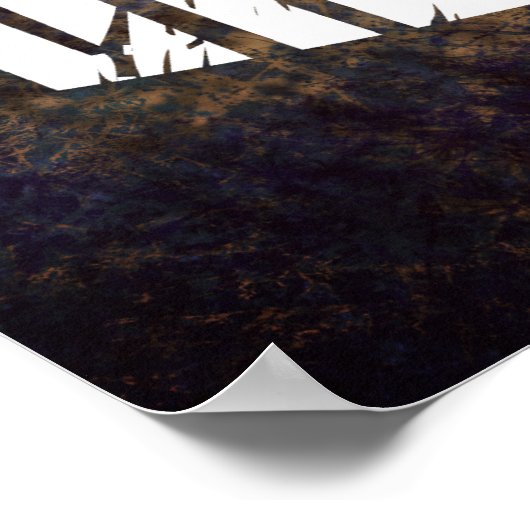 Grunge Video Game Wall Decor Poster (Coin)