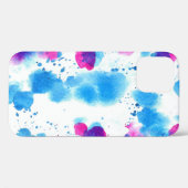 Grunge Vlekken Waterverf Textuur Case-Mate iPhone Case (Achterkant (horizontaal))