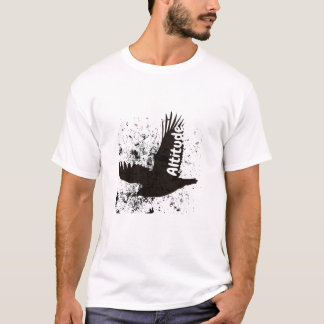 "Grunge Vliegende Vogel T-Shirt – Edge en Vrijgees
