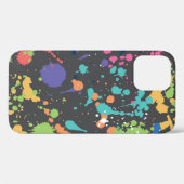 Grunge Waterverf: kleurrijk vlekkenpatroon. Case-Mate iPhone Case (Achterkant (horizontaal))