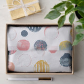 Grunge Waterverf Stippen Tissuepapier (Geschenk)