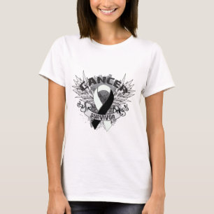 Grunge Winged lint Carcinoïde Cancer Surviof T-shirt