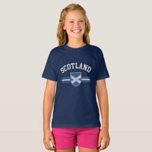 Grunge Worn Kijk Scotland Flag T-Shirt