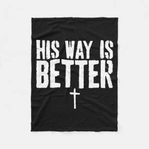 Grunge Zijn Manier Is Beter Minimaal Christelijk K Fleece Deken