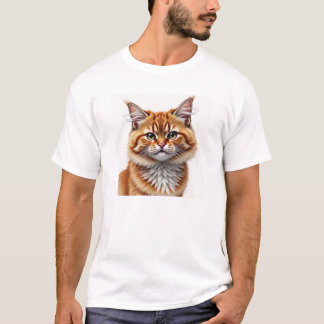 Grungewave Kat: digitale Waterverf chaos T-shirt