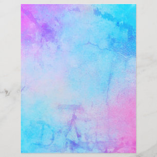 Grungy Abstract Multicolor Scrapbook Paper