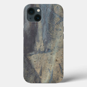 Grungy Abstract Slate Design iPhone 13 Hoesje