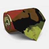 Grungy Amerikaanse vlag Camo Stropdas (Opgerold)