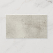 Grungy Blank Carte de visite de papier texturé (Dos)