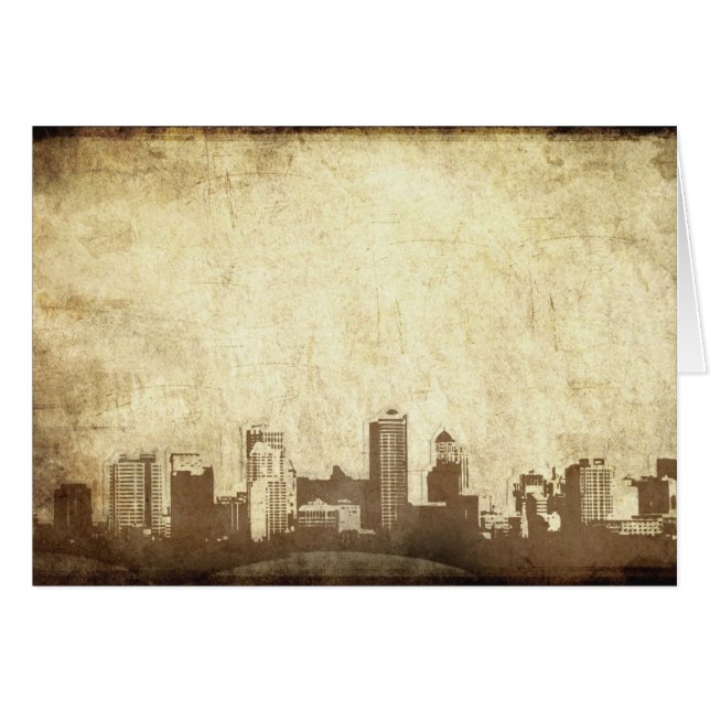 Grungy city background (Voorkant Horizontaal)