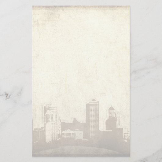 Grungy city background briefpapier (Voorkant)