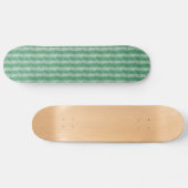 Grungy Fat Green Stripes Skateboard (Horizontaal)