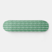 Grungy Fat Green Stripes Skateboard (Horizontaal)