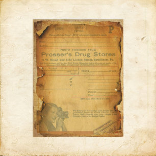 Grungy Film Envelope Scrapbook