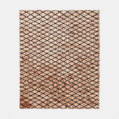 Grungy Fishnets Texture Fleece Blanket (Voorkant)