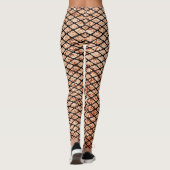 Grungy Fishnets Texture Leggings (Achterkant)