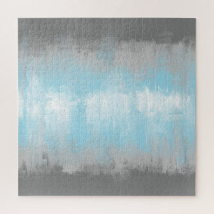 Grungy Glitchy Funky Abstract Demiboy Pride Vlag Legpuzzel