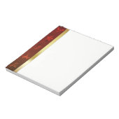 Grungy  Gold Kerstmis Notitieblok (Gedraaid)