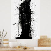 Grungy Grim Reaper Poster (Keuken)