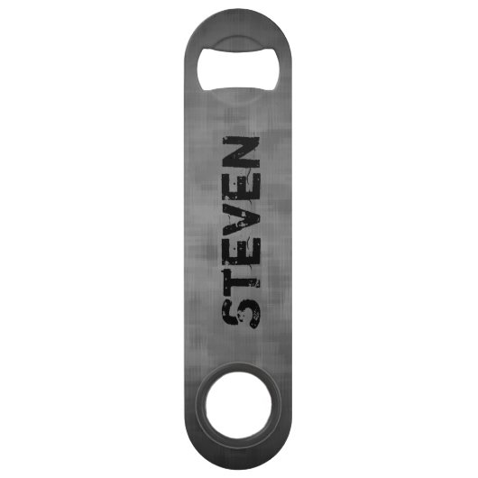 Grungy gris avec votre nom design moderne (Dos)