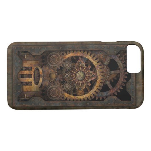 Grungy Industrial Steampunk Machine #2 Case-Mate iPhone Case (Achterkant (Horizontaal))