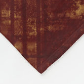 Grungy-lijnen en -pijpleidingen voor goud en Bourg Fleece Deken (Hoek)