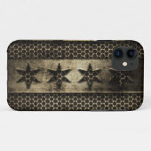 Grungy Metal Chicago Flag Case-Mate iPhone Case (Achterkant (horizontaal))