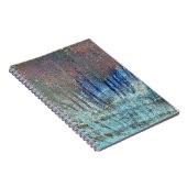 Grungy Paint Streak Abstract Notitieboek (Rechterzijde)
