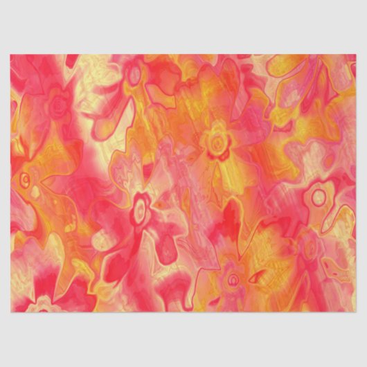 Grungy-Painted-Florals-11-Weefselpapier Tissuepapier (Voorkant)