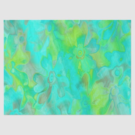 Grungy-Painted-Florals-2-Weefselpapier Tissuepapier (Voorkant)