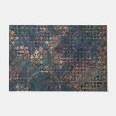 Grungy Patronen met het Patchwork van het Oversein Deurmat (Voorkant)