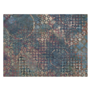 Grungy Patronen met het Patchwork van het Oversein Tafelkleed